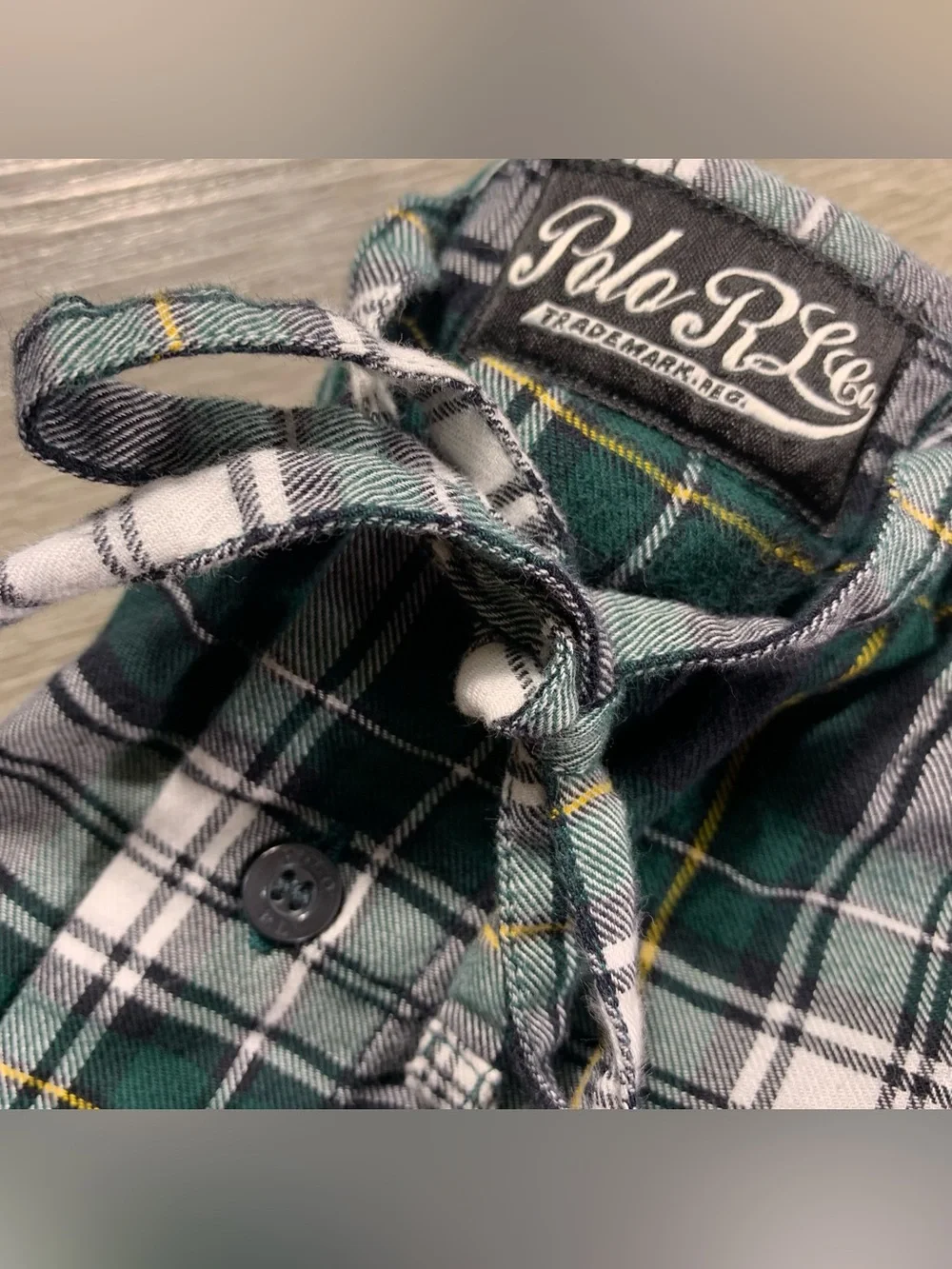 Polo Ralph Lauren Green Plaid 100% Cotton Sleepwear PJ Bottoms size S